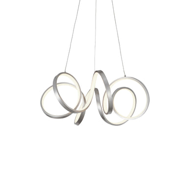 Synergy 24-in Aluminum Chandelier