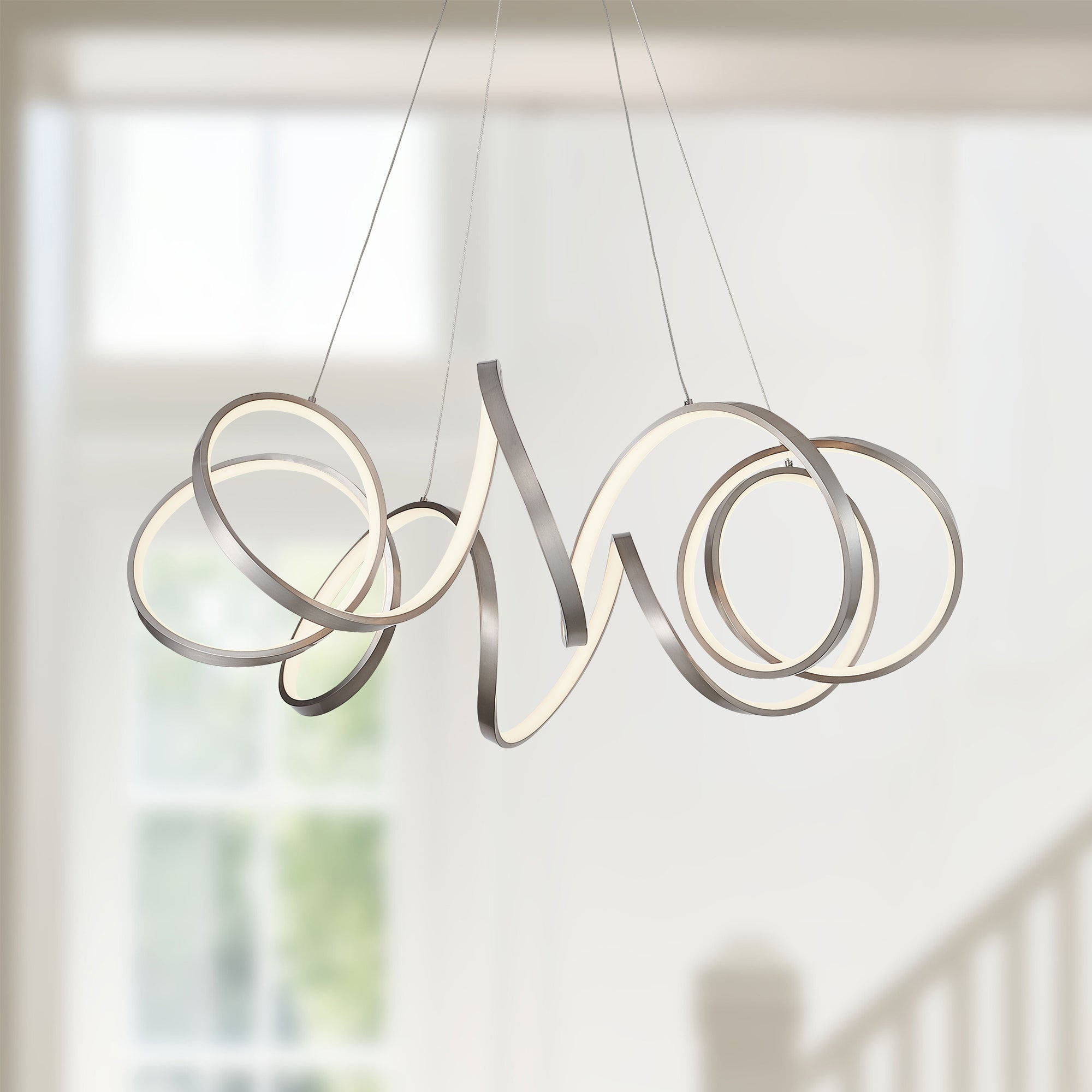Synergy 34-in Aluminum Chandelier