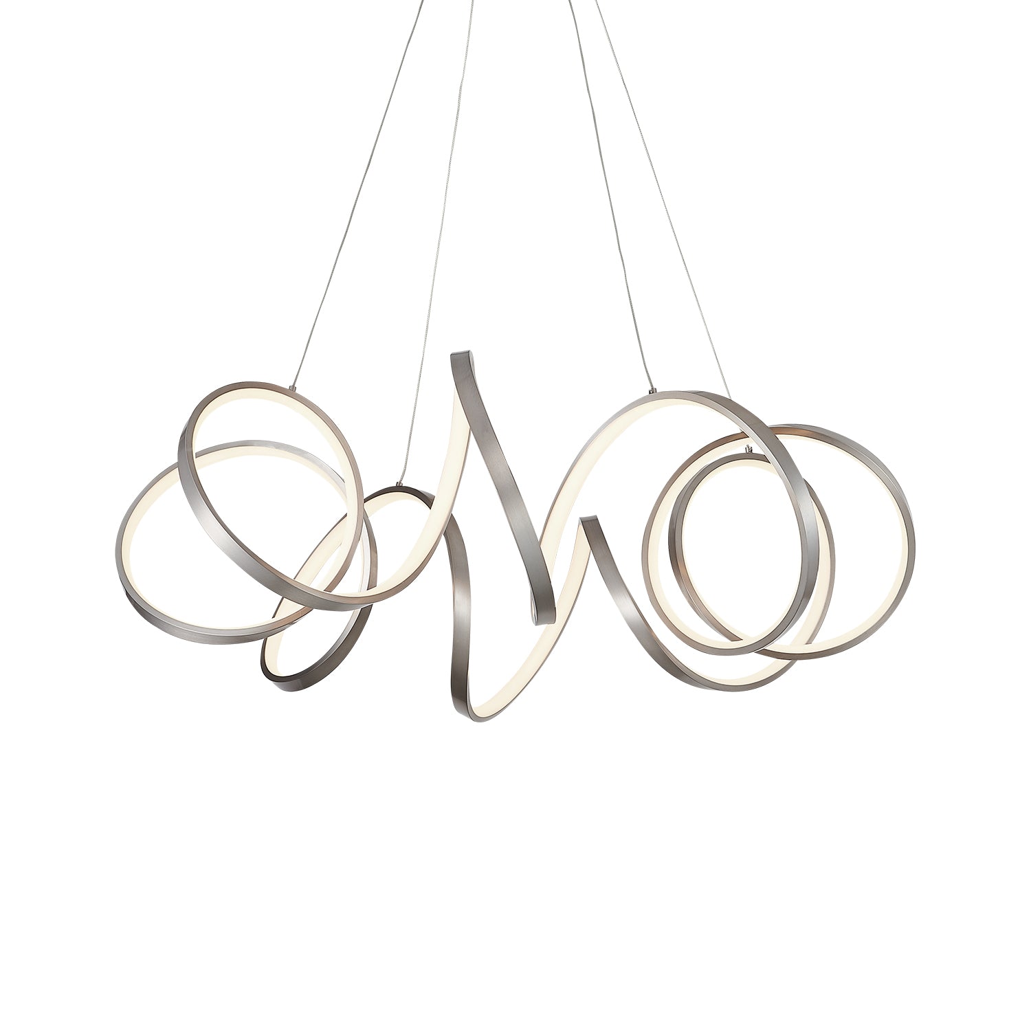 Synergy 34-in Aluminum Chandelier
