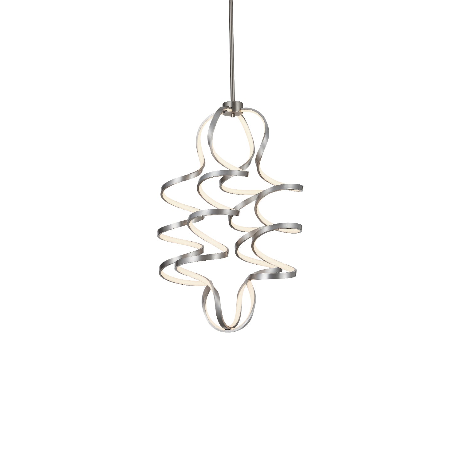 Synergy 34-in Vertical Aluminum Chandelier