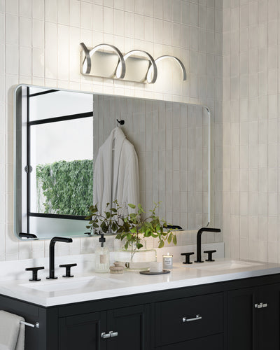Synergy 30-in Aluminum Polymeric Material Wall Sconce