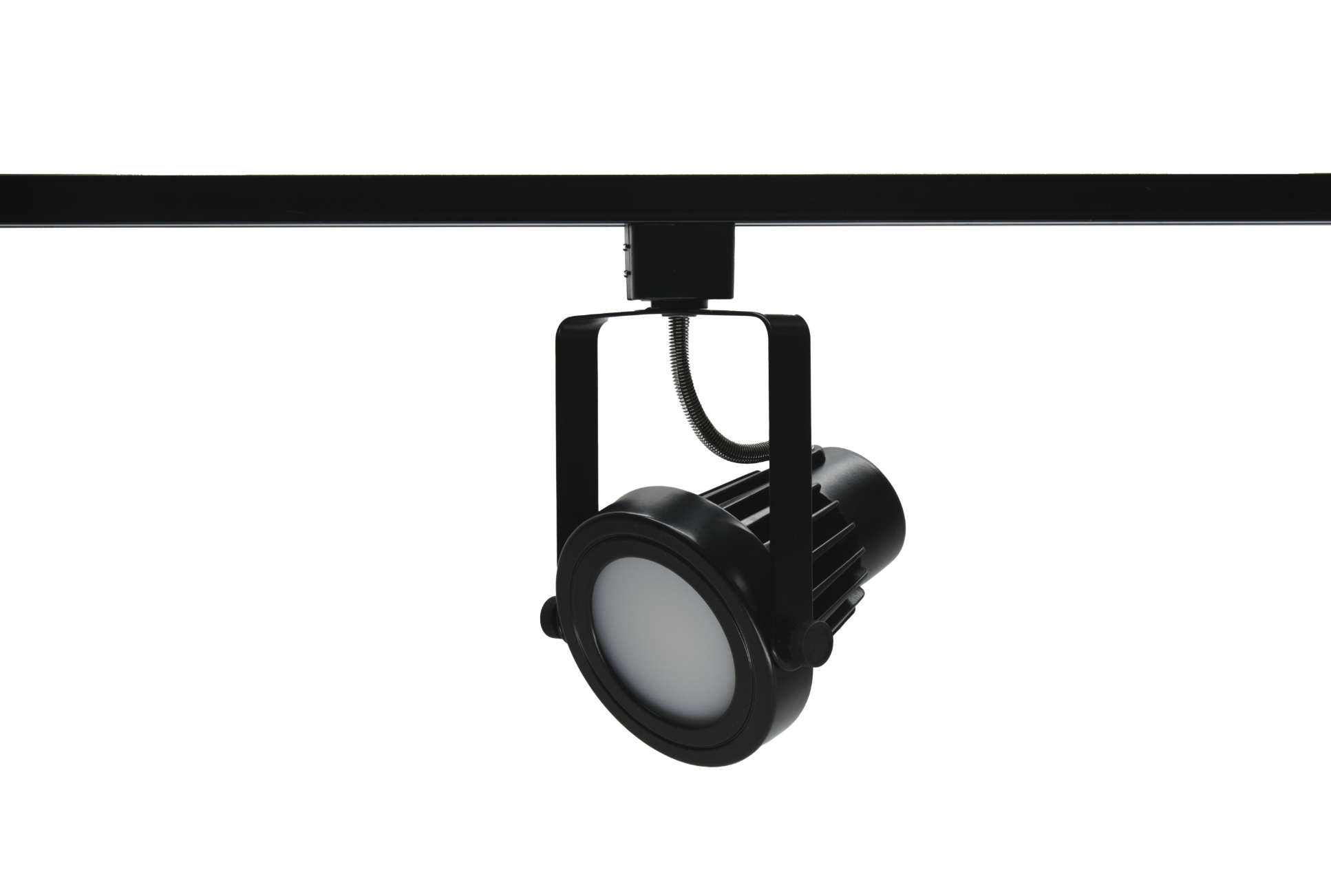 4-inch Black Track Head with 3000K Light