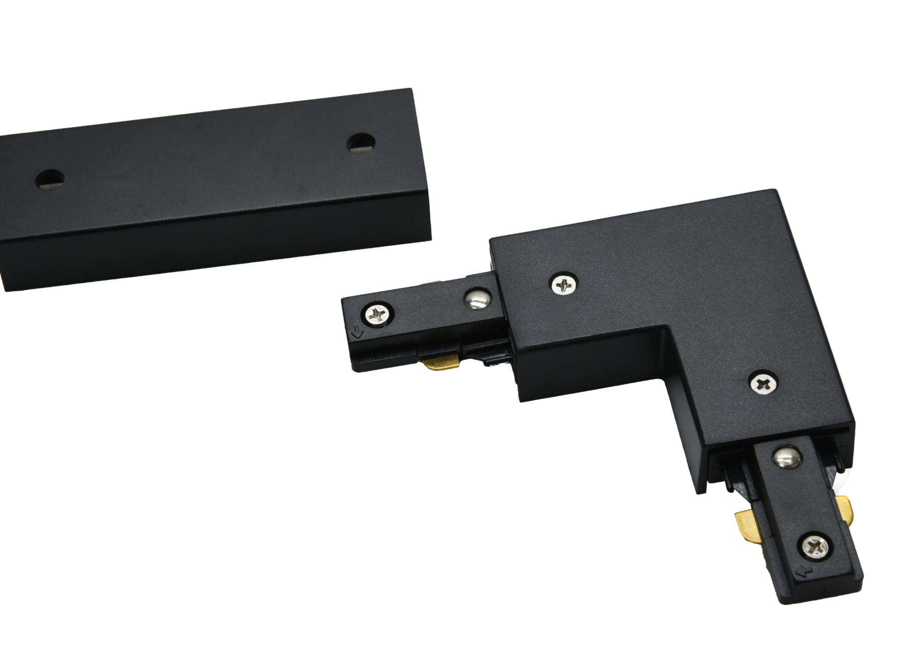 4.25-inch Black Track Connector
