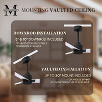 Alessandra 3-Blade Ceiling Fan Without Light Kit