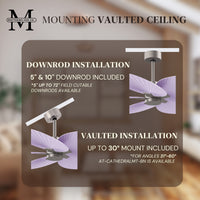 Alessandra Tropical 5-Blade Ceiling Fan Without Light Kit