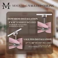 Alessandra Tropical 5-Blade Ceiling Fan Without Light Kit