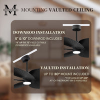 Alessandra Tropical 5-Blade Ceiling Fan with LED Light