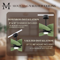 Alessandra Tropical 5-Blade Ceiling Fan with LED Light