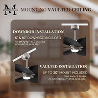 Alessandra Tropical 5-Blade Ceiling Fan with LED Light