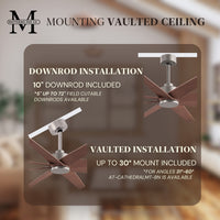 64-Inch Ariella 8-Blade Ceiling Fan Without Light Kit