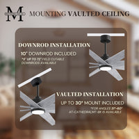 64-inch Ariella 8-Blade Ceiling Fan with LED Light