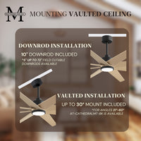 64-inch Ariella 8-Blade Ceiling Fan with LED Light