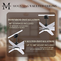 64-inch Ariella 8-Blade Ceiling Fan with LED Light