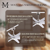 64-inch Ariella 8-Blade Ceiling Fan with LED Light