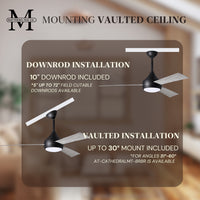 52-Inch Donaire 3-Blade Ceiling Fan with LED Light
