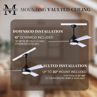 52-Inch Donaire 3-Blade Ceiling Fan with LED Light