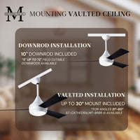 52-Inch Donaire 3-Blade Ceiling Fan with LED Light