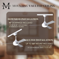 52-Inch Donaire 3-Blade Ceiling Fan with LED Light