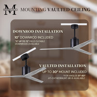 56-Inch Eliza 3-Blade Ceiling Fan Without Light Kit