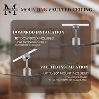 56-Inch Eliza 3-Blade Ceiling Fan Without Light Kit