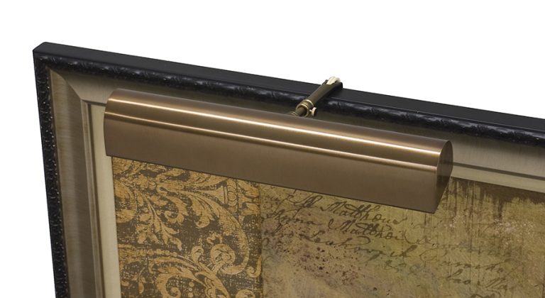 14-inch Classic Traditional Statuary Bronze Plug-In Picture Light