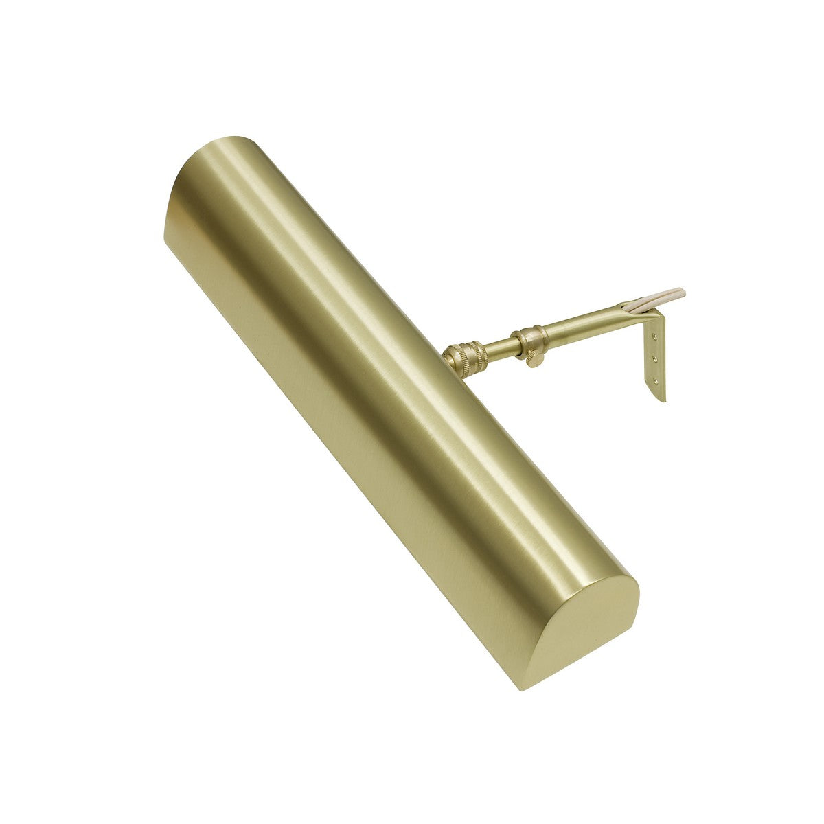 14-inch Classic Traditional Antique Brass in-Line Hi-Lo Switch Plug-In Picture Light