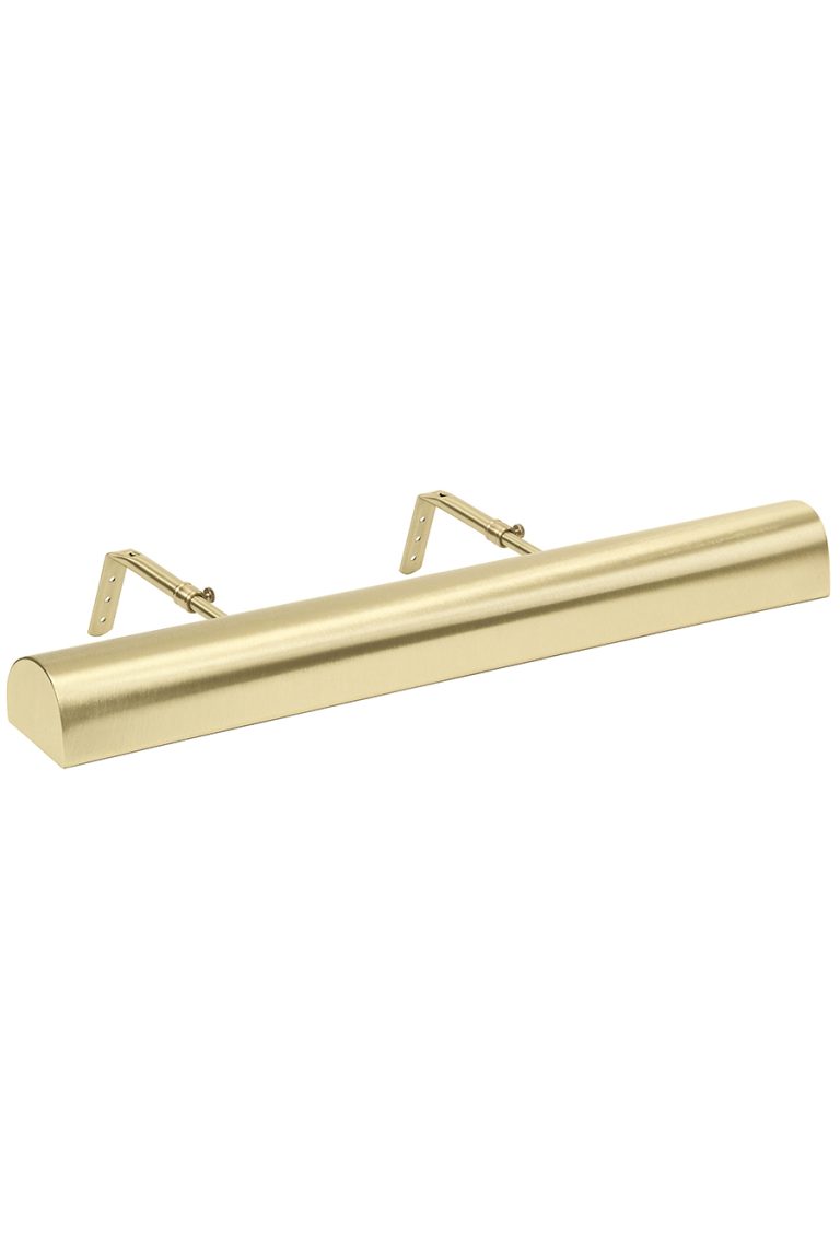 24-inch Classic Traditional Satin Brass in-Line Hi-Lo Switch Plug-In Picture Light
