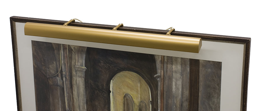 36-inch Classic Traditional Gold Plug-In Picture Light