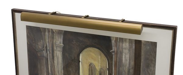 42-inch Classic Traditional Weathered Brass Plug-In Picture Light