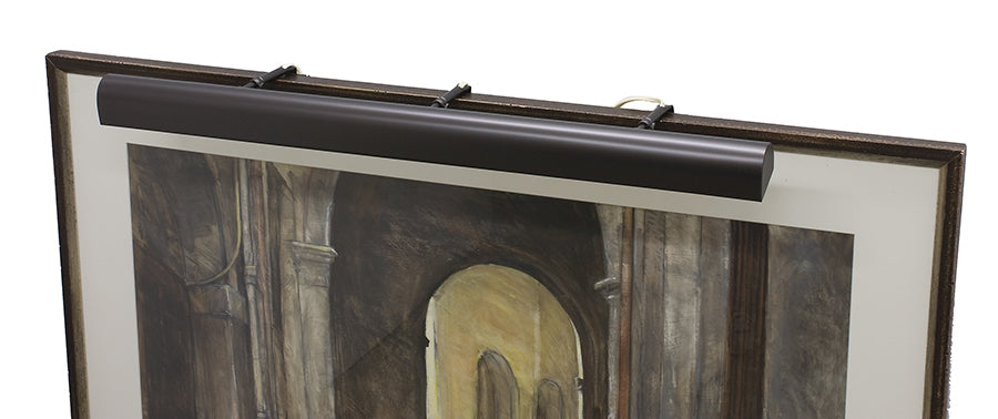 42-inch Classic Traditional Mahogany Bronze Plug-In Picture Light