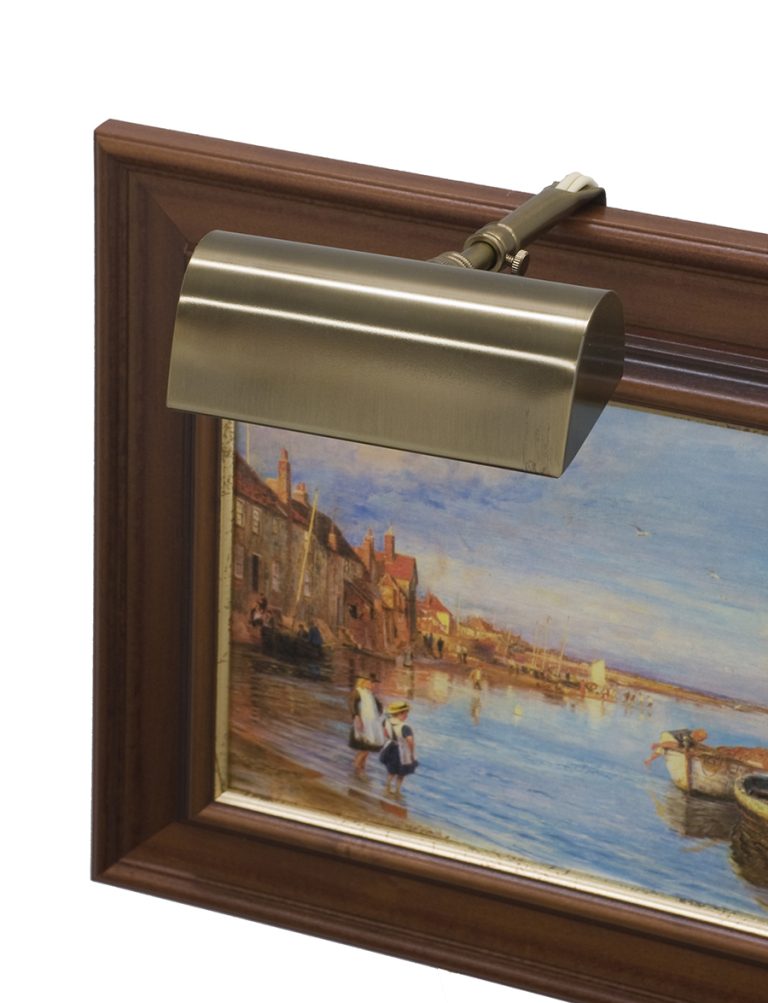 5-inch Classic Traditional Statuary Bronze Plug-In Picture Light