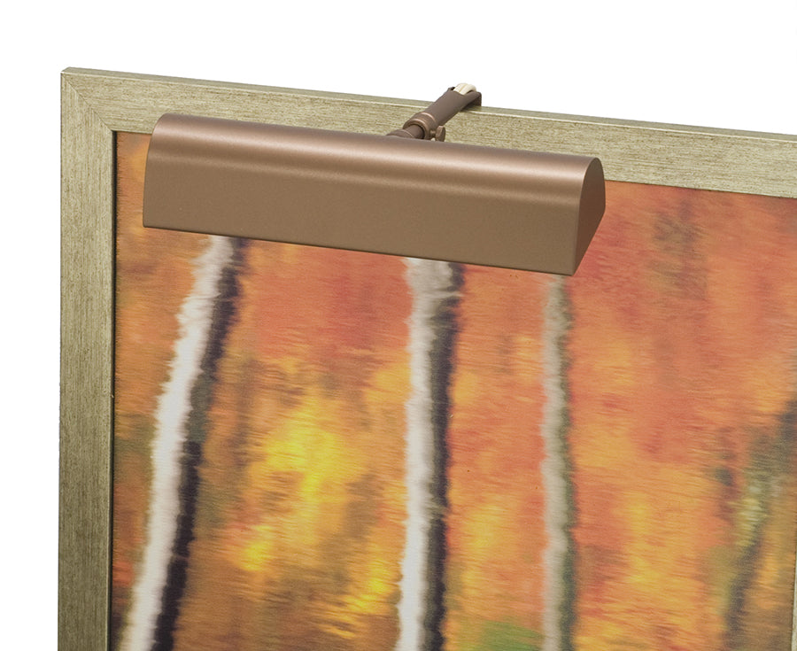 9-inch Classic Traditional Bronze Plug-In Picture Light