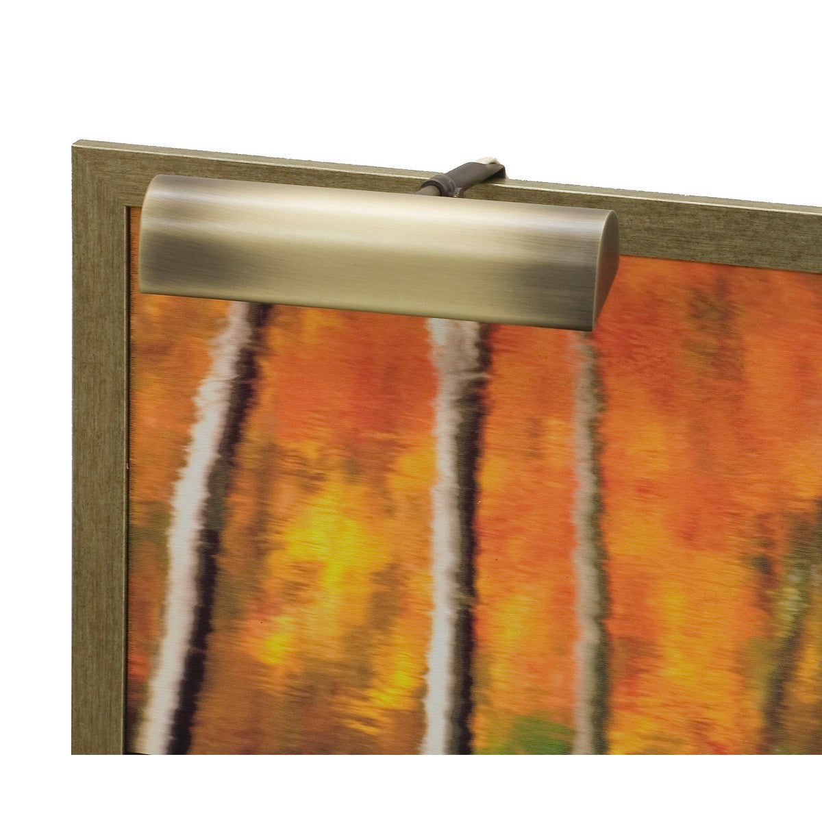 9-inch Classic Traditional Satin Brass in-Line Hi-Lo Switch Plug-In Picture Light