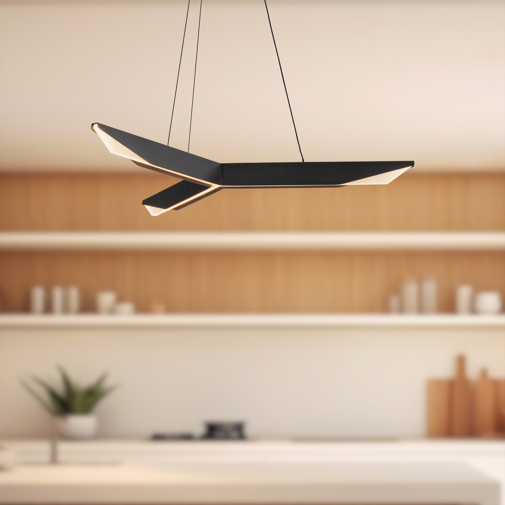 Tachi 31-in Steel Pendant