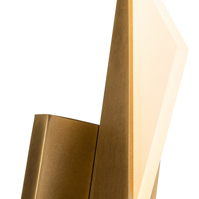 Tachi 15-in Steel Acrylic Wall Sconce