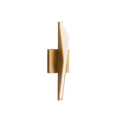 Tachi 15-in Steel Acrylic Wall Sconce