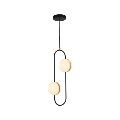 Tagliato 2 Head Steel Pendant