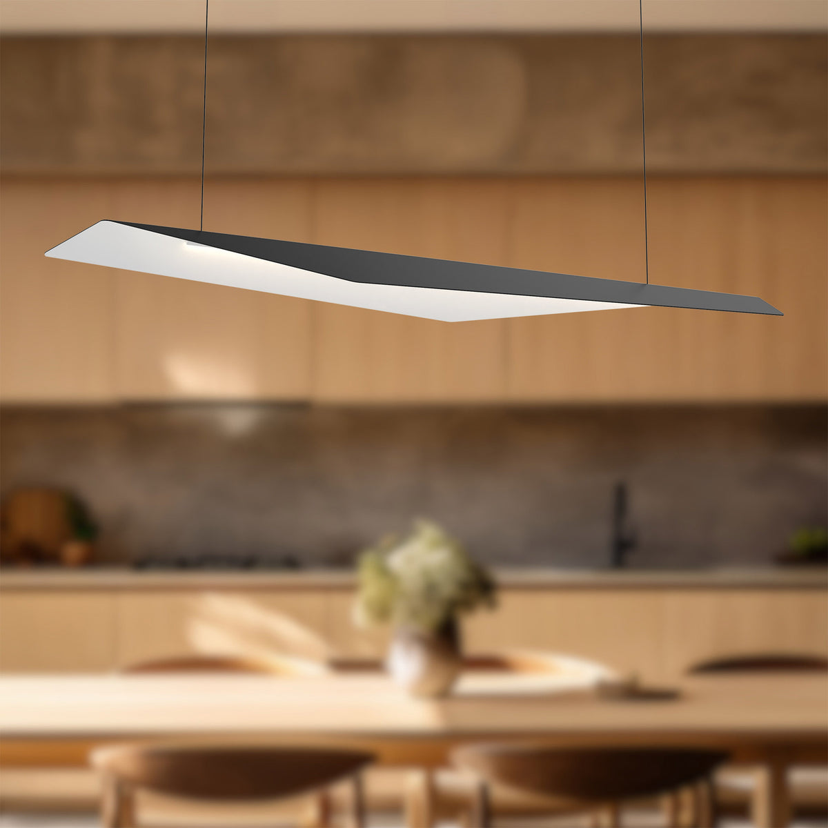 Taro 48-in Aluminum Linear Pendant