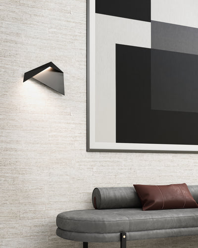 Taro 10-in Aluminum Acrylic Wall Sconce