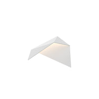 Taro 10-in Aluminum Acrylic Wall Sconce