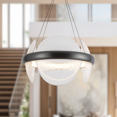 Taurus 22-in Aluminum Chandelier