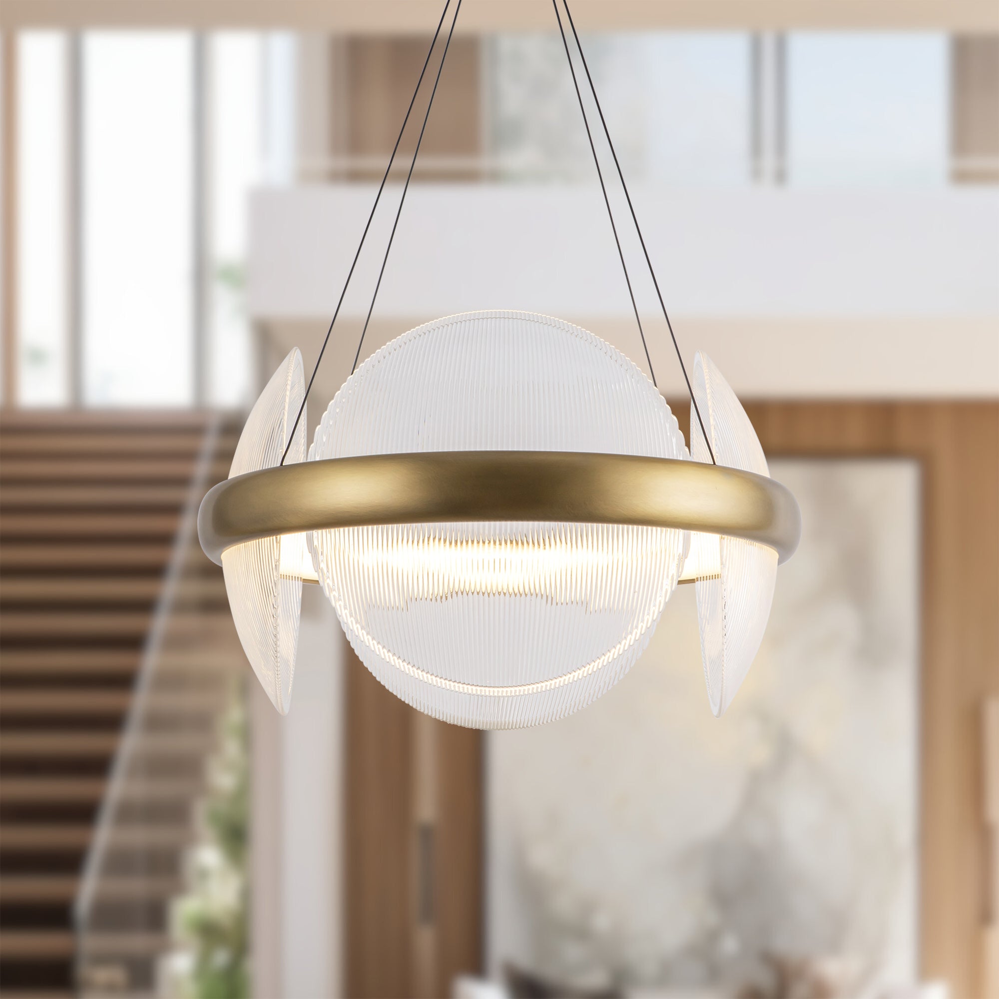 Taurus 22-in Aluminum Chandelier