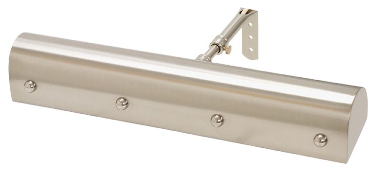 14-inch Classic Traditional Satin Nickel Polished Nickel Ball Plug-In Picture Light