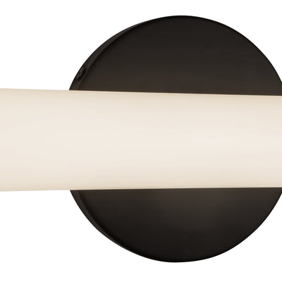 Tectra 18-in Aluminum Steel Acrylic Wall Sconce