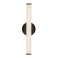 Tectra 18-in Aluminum Steel Acrylic Wall Sconce