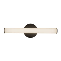 Tectra 18-in Aluminum Steel Acrylic Wall Sconce