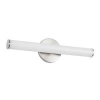 Tectra 18-in Aluminum Steel Acrylic Wall Sconce