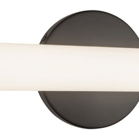 Tectra 24-in Aluminum Steel Acrylic Wall Sconce