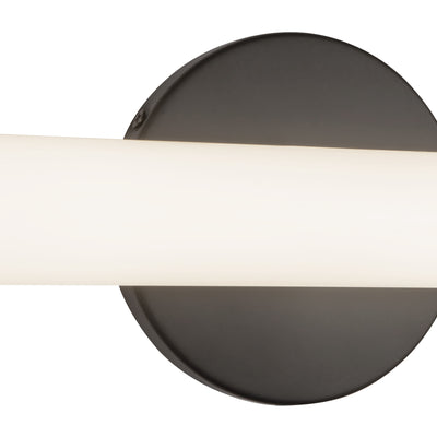 Tectra 24-in Aluminum Steel Acrylic Wall Sconce