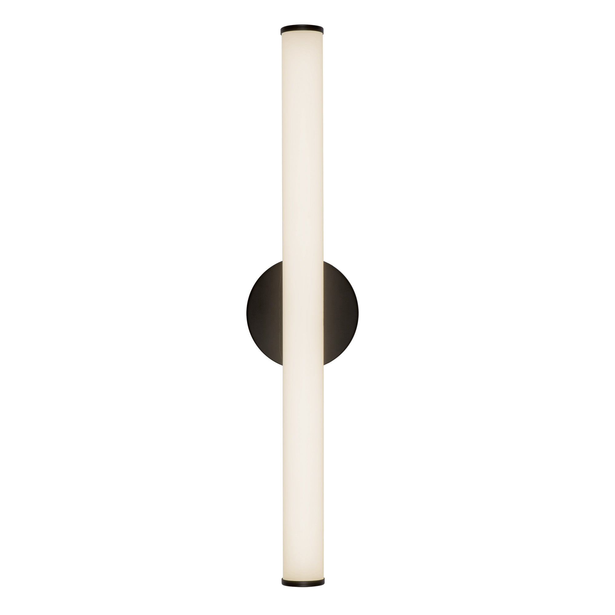 Tectra 24-in Aluminum Steel Acrylic Wall Sconce